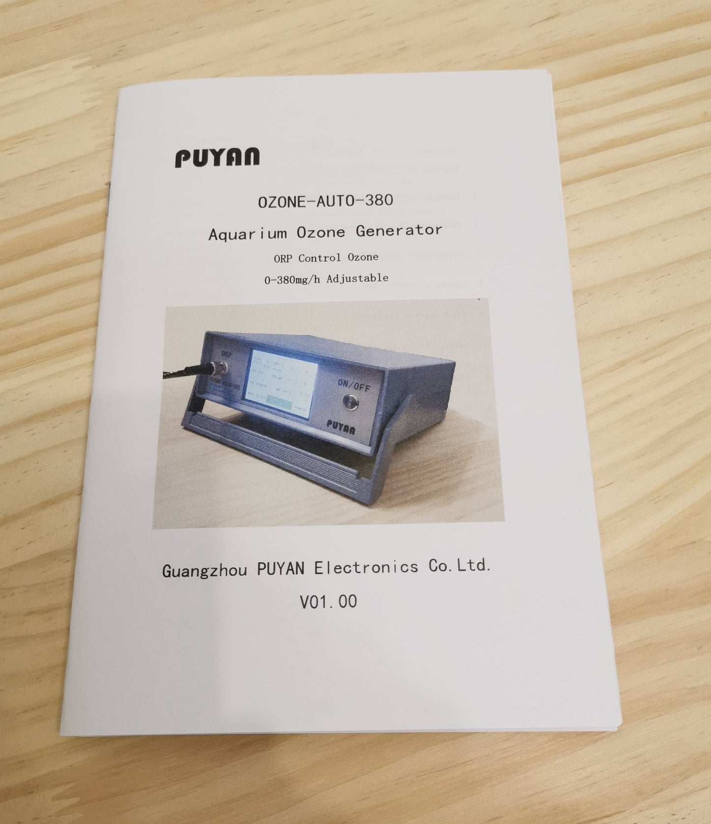 PUYAN OZONE-AUTO-380 aquarium ozone generator